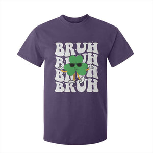Funny St. Patrick's Day Bruh T Shirt For Kid TS09 Purple Print Your Wear