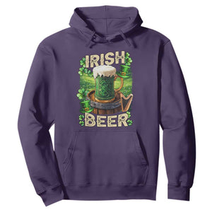 Funny St. Patrick's Day Irish Beer Hoodie TS09 Purple Print Your Wear