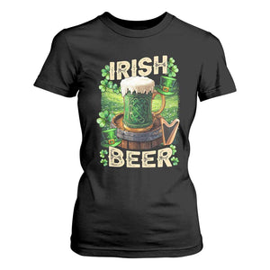 Funny St. Patrick's Day Irish Beer T Shirt For Women TS09 Black Print Your Wear