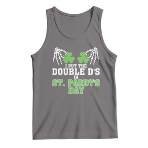 Funny St. Patrick's Day Tank Top Double Ds On St Paddys Day TS09 Deep Heather Print Your Wear