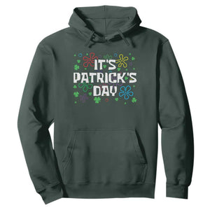 Funny It's St. Patrick's Day Hoodie TS09 Dark Forest Green Print Your Wear