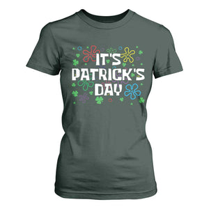 Funny It's St. Patrick's Day T Shirt For Women TS09 Dark Forest Green Print Your Wear