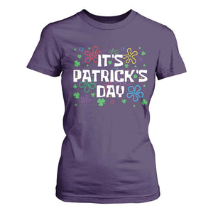 Funny It's St. Patrick's Day T Shirt For Women TS09 Purple Print Your Wear