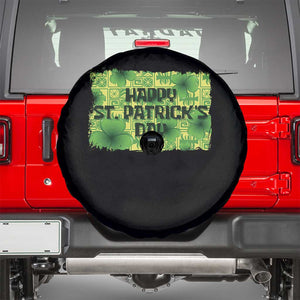 Funny Happy St. Patrick's Day Spare Tire Cover TS09 Black Print Your Wear