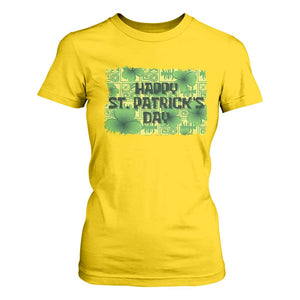 Funny Happy St. Patrick's Day T Shirt For Women TS09 Daisy Print Your Wear