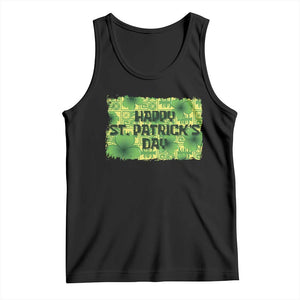 Funny Happy St. Patrick's Day Tank Top TS09 Black Print Your Wear