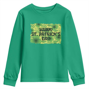 Funny Happy St. Patrick's Day Youth Sweatshirt TS09 Irish Green Print Your Wear
