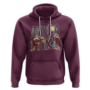 Hiking Lover Hoodie Take A Hike Outdoor Nature TS09 Maroon Printyourwear