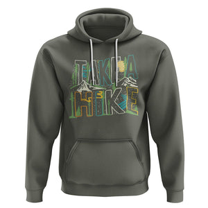 Hiking Lover Hoodie Take A Hike Outdoor Nature TS09 Military Green Printyourwear