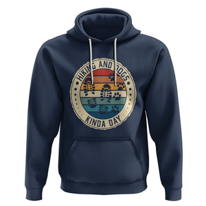 Hiking And Dogs Hoodie Kinda Day Outdoor Lover Dog Owner TS09 Navy Printyourwear
