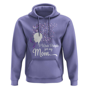 Alzheimer Awareness Hoodie I Wear Purple For My Mom Dementia TS09 Violet Print Your Wear