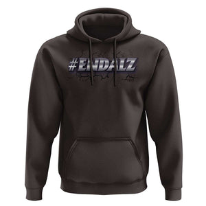 ENDALZ Alzheimer Dementia Awareness Hoodie TS09 Dark Chocolate Print Your Wear
