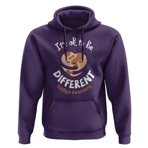 Vitiligo Awareness Hoodie Its Ok To Be Different TS09 Purple Print Your Wear