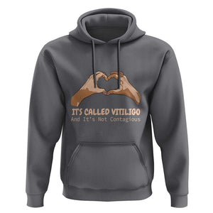 Vitiligo Awareness Hoodie It's Called Vitiligo And It's Not Contagious TS09 Charcoal Print Your Wear