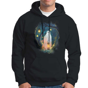 Ghost Hoodie Ghost In The Forest Shirt TS09 Black Print Your Wear