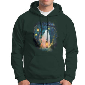 Ghost Hoodie Ghost In The Forest Shirt TS09 Dark Forest Green Print Your Wear