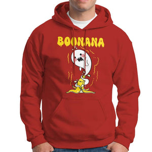 Halloween Hoodie Banana Ghost Boonana Cute Costume TS09 Red Print Your Wear