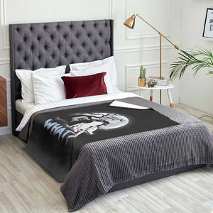 Halloween Cat Throw Blanket What Cat Murder Spooky Season TS09 Print Your Wear