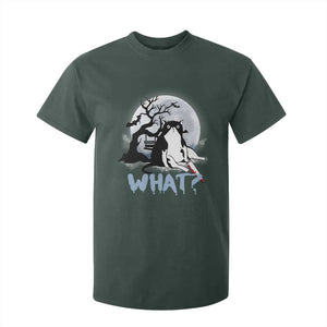 Halloween Cat T Shirt For Kid What Cat Murder Spooky Season TS09 Dark Forest Green Print Your Wear