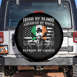 Irish American Spare Tire Cover Irish By Blood American By Birth Patriot By Choice TS09 No hole Black Print Your Wear