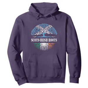 Scots-Irish Roots Hoodie Ulster Scots Ireland Scotland TS09 Purple Print Your Wear