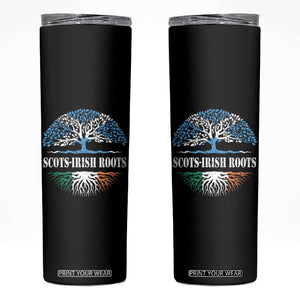 Scots-Irish Roots Skinny Tumbler Ulster Scots Ireland Scotland TS09 Black Print Your Wear