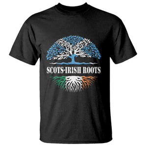 Scots-Irish Roots T Shirt Ulster Scots Ireland Scotland TS09 Black Print Your Wear