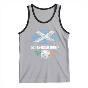 Scots-Irish Roots Tank Top Ulster Scots Ireland Scotland TS09 Athletic Heather Black Print Your Wear