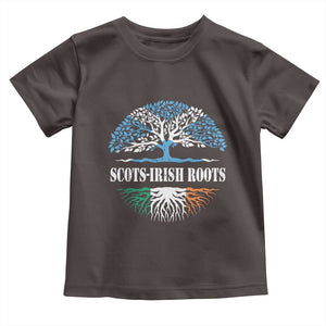 Scots-Irish Roots Toddler T Shirt Ulster Scots Ireland Scotland TS09 Dark Chocolate Print Your Wear