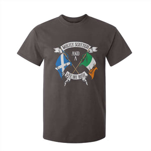 Funny Scots-Irish Pride T Shirt For Kid Mostly Scottish Wee Bit Irish TS09 Dark Chocolate Print Your Wear