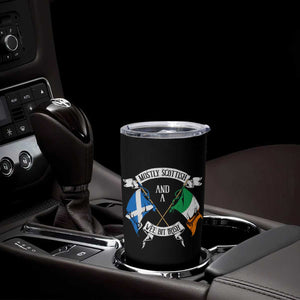 Funny Scots-Irish Pride Tumbler Cup Mostly Scottish Wee Bit Irish TS09 Print Your Wear