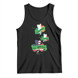 Half Irish Half Italian All American Tank Top TS09 Black Print Your Wear
