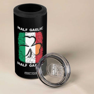 Irish Italian Pride 4 in 1 Can Cooler Tumbler Half Gaelic Half Garlic Shamrock Ireland Italy Flag TS09 Print Your Wear