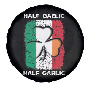 Irish Italian Pride Spare Tire Cover Half Gaelic Half Garlic Shamrock Ireland Italy Flag TS09 Print Your Wear