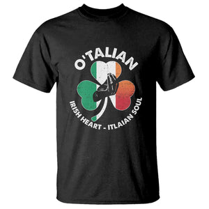 Italian Irish O'talian St. Patrick's Day T Shirt TS09 Black Print Your Wear