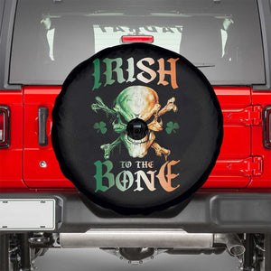 Irish Pride Spare Tire Cover Irish To The Bone TS09 Black Print Your Wear