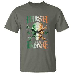 Irish Pride T Shirt Irish To The Bone TS09 Military Green Print Your Wear