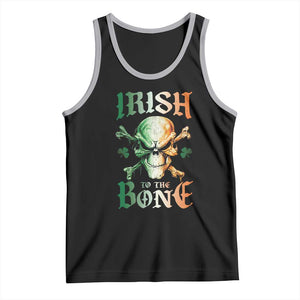 Irish Pride Tank Top Irish To The Bone TS09 Black Athletic Heather Print Your Wear