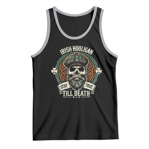 Irish Pride Tank Top Irish Hooligan Stay True Till Death TS09 Black Athletic Heather Print Your Wear