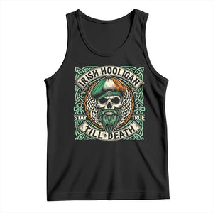Irish Pride Tank Top Irish Hooligan Ireland Flag Skull TS09 Black Print Your Wear