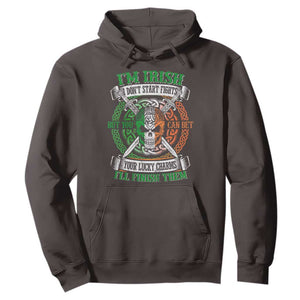 Irish Pride Hoodie You Can Bet Your Lucky Charms I'll Finish Them TS09 Dark Chocolate Print Your Wear