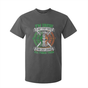 Irish Pride T Shirt For Kid You Can Bet Your Lucky Charms I'll Finish Them TS09 Dark Heather Print Your Wear