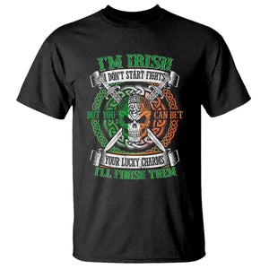 Irish Pride T Shirt You Can Bet Your Lucky Charms I'll Finish Them TS09 Black Print Your Wear