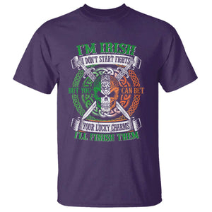 Irish Pride T Shirt You Can Bet Your Lucky Charms I'll Finish Them TS09 Purple Print Your Wear