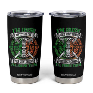 Irish Pride Tumbler Cup You Can Bet Your Lucky Charms I'll Finish Them TS09 Black Print Your Wear