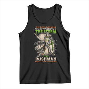 Irish Pride Tank Top Irish Warrior I Am The Feckin Storm TS09 Black Print Your Wear