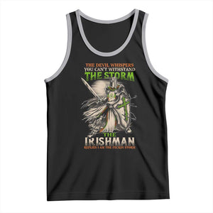 Irish Pride Tank Top Irish Warrior I Am The Feckin Storm TS09 Black Athletic Heather Print Your Wear