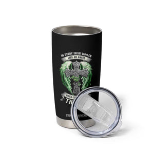 Irish Women Tumbler Cup In Every Irish Woman Lies An Angel Until You Unleash The Fire TS09 Print Your Wear