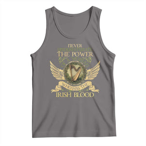 Never Underestimate The Power Of Irish Women Tank Top TS09 Deep Heather Print Your Wear