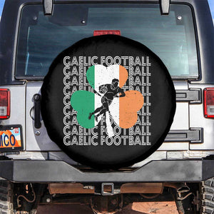 Gaelic Football Spare Tire Cover Irish Flag Shamrock TS09 No hole Black Print Your Wear